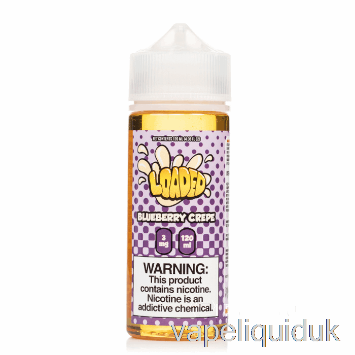 Blueberry Crepe - Loaded E-Liquid - Ruthless Vapors - 120mL 3mg Vape Liquid